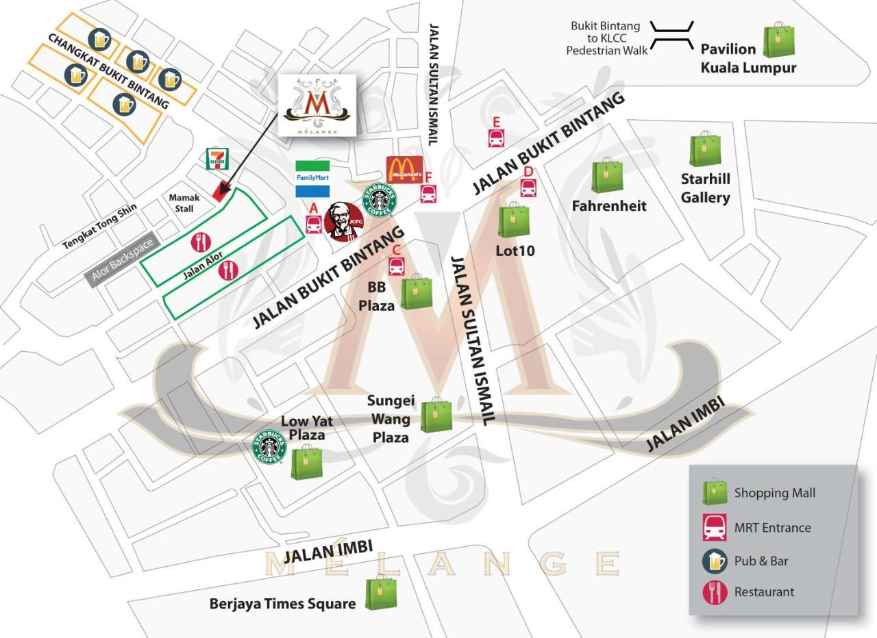 Melange Boutique Hotel Bukit Bintang Kuala Lumpur Eksteriør bilde
